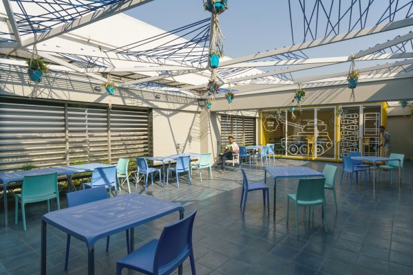 Ikoverk picture: collaboration seating area for student teams